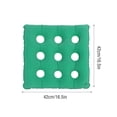 thumbnail image 4 of Yuarrent Waffle Cojín Inflable Lavable Ligero Dispersando la Presión Transpirable Impermeable Asiento Lavadora Tren Decoración del hogar Pasto verde Yuarrent HA062771-03, 4 of 6