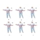 thumbnail image 3 of Jumpingount De ropa deportiva para niña, abrigo, chaqueta, moda, cremallera, ropa a rayas, chándales informales para adolescente de otoño conjuntos de ropa Rosa ciento diez, 3 of 6