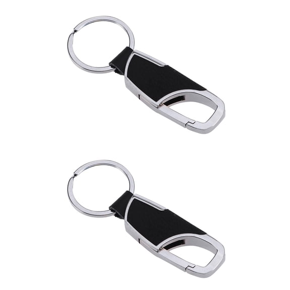 WORGEOUS 2-Pack Magnetic Keychain Hooks for Men, Silver Key Chains, Durable and Stylish Accessories