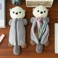 thumbnail image 2 of SLYNSHome Pencil Case Big Capacity Pen Holder,Cute Plush Bear Pencil Pouch Box for Office Stationery Organizer, 2 of 6
