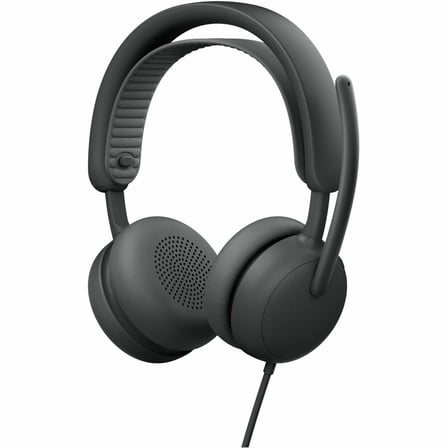 Logitech Zone Wired 2, Noise-Canceling Headset with Adaptive Hybrid ANC, USB-C with USB-A adapter, Graphite