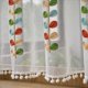 thumbnail image 5 of 2X Cortinas Semitransparentes Bordadas, Media Ventana Escalonada para Cocina, Cortina Transparente con Bolsillo para Barra, Cortinas de Tul para Cocina B, 5 of 5