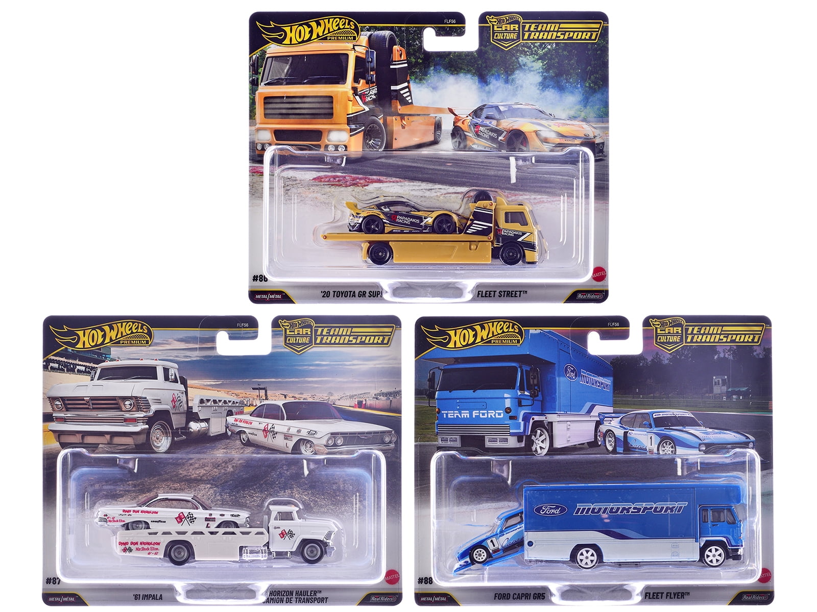 Hot Wheels Car Culture & Team Transport Factory Set, For