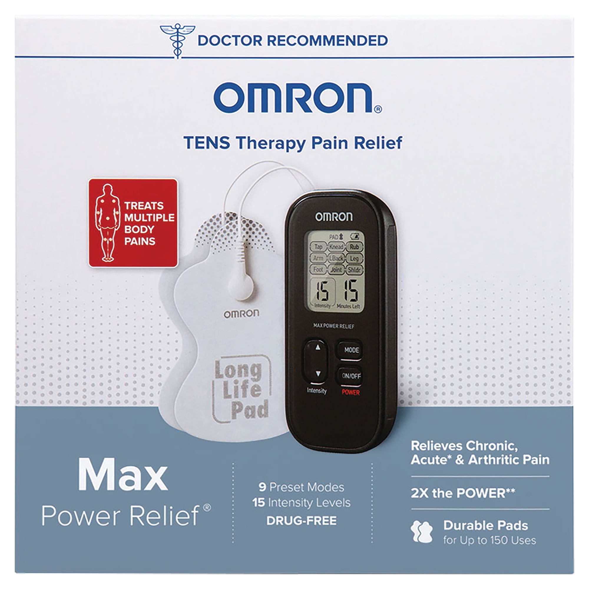 Omron Electrotherapy Max Power Pain Relief Unit PM3032 with Long