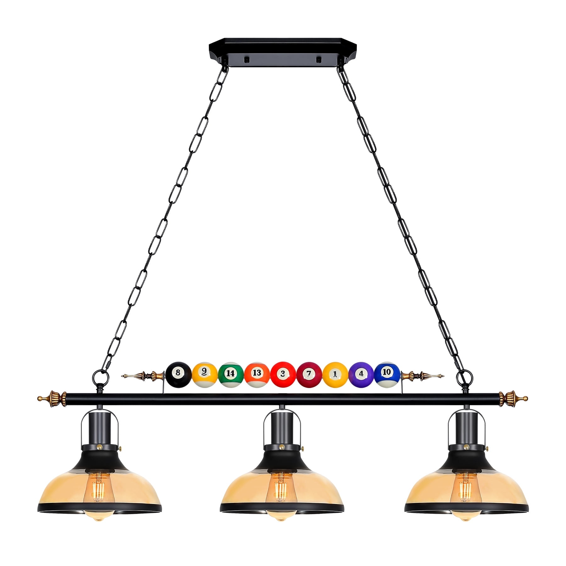 Bud Light Lime 3-Shade Billiard Pool Table Lamp - Walmart.com