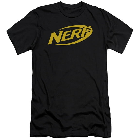Nerf Logo HBO S/S Adult 30/1 T-Shirt Black