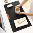 thumbnail image 2 of Desk Pad Felt, Table Cover Desk Mat Soft Smooth Protector Blotter Mouse Pad Mug Cup for Writing, Gaming, Laptop, Desktop at Academic, Office, Home (Gray, 8 Sizes Available), 2 of 8