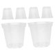 thumbnail image 4 of Phenofice 6Ud Macetas Transparentes Para Con Agujeros En Plástico Resistente Para Jardín Y Uso Interior, 4 of 7