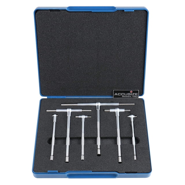Juego de Calibradores Telescópicos Accusize Industrial Tools 5/16 Pulgadas Premium, 6 Piezas