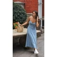 thumbnail image 4 of Women'S Sleeveless Strapless Slim Fit Denim Dress 2025 Flowy Jean Dress Blue XL, 4 of 7