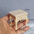 thumbnail image 4 of Muebles Miniatura, Decoración de Madera 1/12, de Noche, de de Muñecas, Dormitorio, Escena Sunnimix muebles de casa de muñecas, 4 of 8