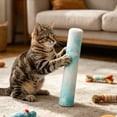 thumbnail image 5 of Interactive Cat Toys Cat Toys for Indoor Cats 14 Inch Crinkle Cat Toys with Catnip for Biting Chewing Oral Kitten Entertainment Purple Pink, 1 Pack, 5 of 7