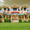 thumbnail image 4 of Welcome Future World Room Decoration Banner Peace Symbol Colorful Art Event Party Office School Conference Space Backdrop Dynamic Large Format Display, 4 of 5
