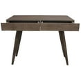 thumbnail image 5 of Benedict Acacia Solid Wood 2-Drawer Desk in Gray Wash Finish, 5 of 8