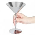 thumbnail image 4 of Copa de cóctel de acero inoxidable 304, copa de champán, copa de vino tinto, decoración para fiestas, utensilios de bar, 4 of 10