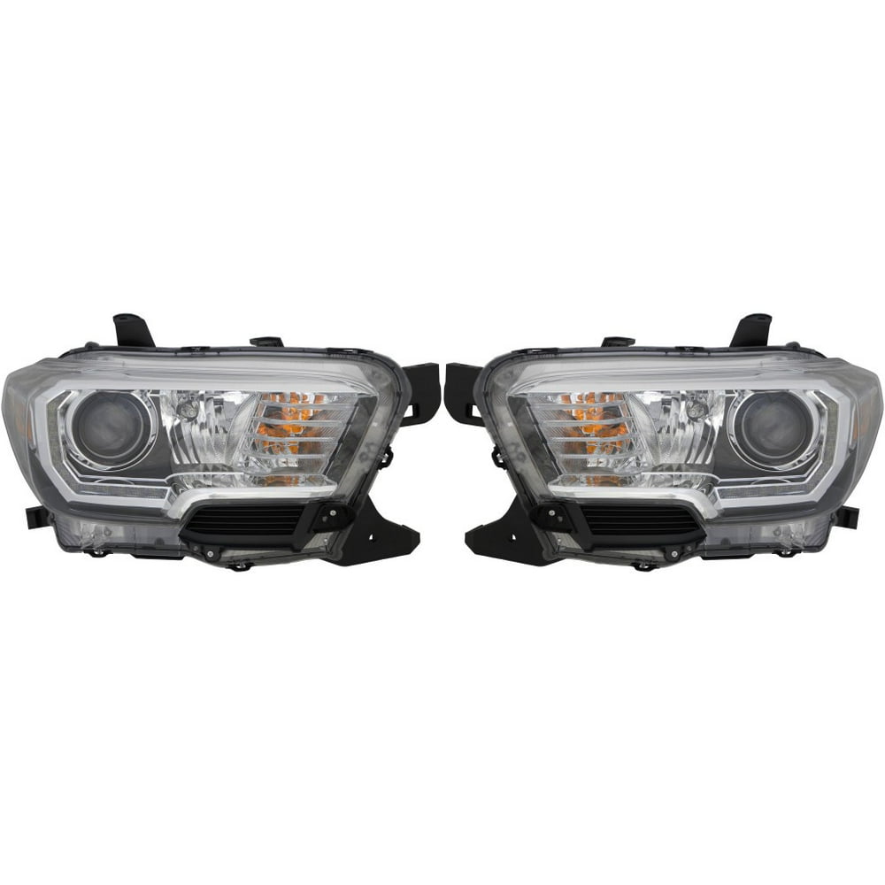 KarParts360 For 2016 2017 2018 TOYOTA Head Light Assembly Pair Driver and Passenger Side