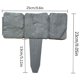 thumbnail image 2 of Borde de valla de césped FLhrweasw borde de inserción flor de planta de plástico gris 20 piezas, 2 of 4