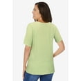thumbnail image 2 of Woman Within Plus Size Striped Tee, 2 of 4