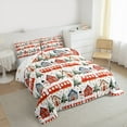 thumbnail image 3 of jejeloiu Christmas Tree Full Size Comforter Sets,Merry Xmas Bedding Comforter Set,Happu New Year Bedding Sets For Girls Boys,Ultra Soft Home Decor Reversible,3 Pieces, 3 of 8