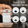 thumbnail image 4 of Pepper Shakers Set,Kitchen Decor,Glass Salt And Pepper Shakers Set,Cute Salt Shaker, 4 of 5