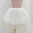 thumbnail image 1 of Falda de gasa de encaje de longitud media para niñas Falda para niñas Falda de princesa Falda de baile Falda de tul para retrato de estudio fotográfico, 1 of 5