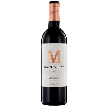 Maddalena Cabernet Sauvignon Estate Red Wine, 750ml Glass Bottle, Paso Robles, California