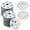 B, variant on 100 Pcs 1.77 Inch Plastic Washers - 45mm Polypropylene Foam Board Fasteners, Insulation Washers for Fixing and Fastening Rigid Foam and Load Spreading (A, 100)