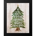 thumbnail image 2 of Talent, Kelley 19x24 Black Modern Framed Museum Art Print Titled - Merry Christmas Tree, 2 of 5