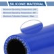 thumbnail image 5 of Ofertas Únicas Acoplador de Manguera de Silicona en Ángulo de 45 Grados 19 mm a 19 mm ID 3-Capas Tela 6 pulgadas Longitud Azul Abrazadera Americana*2, 5 of 7