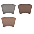 thumbnail image 4 of ROSOZ Round Table Fan Shaped Place Mats Heat Resistant Waterproof Dining Table Pads for Hotel Western Restaurant New Chinese Style Tableware, 4 of 7