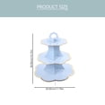 thumbnail image 2 of SEWCHICS Cupcake Dessert Candy Holder Blue Paper Storage Holder 1Pack for Christmas, 2 of 8
