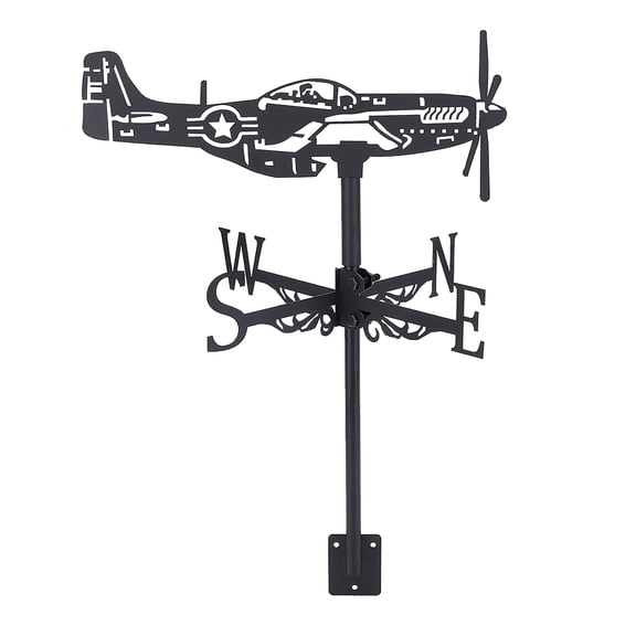 1Set 1 PCS Weathercock Fighter Ornament Wind Vane Weathervanes Metal Weather Vane for Garden Decor Farmhouse Decorative Outdoor Garden Wind Measuring Tool