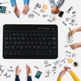 thumbnail image 2 of Teclado recargable inalámbrico compatible con Bluetooth 3.0 para tableta/teléfono (B Hugtrwg Nuevos Originales, 2 of 9