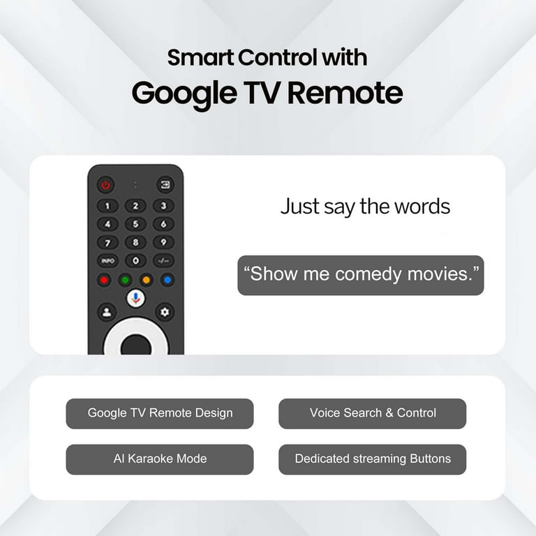 Sansui 55" OLED 4K UHD Frameless Design Smart TV with HDR, Dolby Atmos, 120Hz Refresh Rate, Built-in 2.1 Channel Subwoofer, Google TV