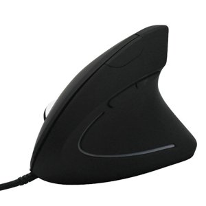 Anker Ergonomic Vertical Mouse, Optical USB Wired & Wireless 2.4GHz+BT, Comfortable Design for Home/Office/Gaming, Plug & Play, Windows Compatible, Black