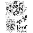 thumbnail image 1 of Woodware Craft Collection Woodware Clear Singles - Christmas Owl, 1 of 2