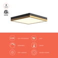 thumbnail image 3 of FM553214AGMB-Alora Lighting-Sydney - 36W LED Flush Mount-2 Inches Tall and 14.25 Inches Wide   Aged Gold/Matte Black Finish, 3 of 7