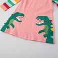 thumbnail image 5 of Toddler Little Girl's Casual Long Sleeve Cotton Dress Tunic Playwear Party T-Shirt Dresses, 5 of 7