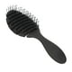 thumbnail image 1 of Cepillo Para Desenredar El Cabello, Cepillo Desenredante Ligero Negro Redondo Elástico Húmedo O Seco Para Peluquería, 1 of 7