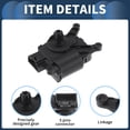 thumbnail image 3 of Actuador de control de puerta de mezcla de calefacción HVAC Unique Bargains, No. 68223058AA para Chrysler 200 4 Cil 2.4L 6 Cil 3.6L 15-17, 3 of 7