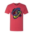 thumbnail image 2 of Wild Bobby, Colorful Sneakers Chucks Streetwear Mens Premium Tri Blend T-Shirt, Vintage Red, 2XL, 2 of 3