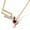 Gold, variant on Women Fashion Wine Glass Crystal Rhinestone Heart Pendant Necklace Jewel H~U Jg-White