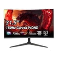 thumbnail image 1 of Acer Nitro 31.5 WQHD 2560 x 1440 1500R Curved PC Gaming Monitor | AMD FreeSync | Up to 180Hz Refresh | 1ms VRB | Speakers | 1 x Display Port 1.4 & 2 x HDMI 2.0 | XZ320QU S3bmiiphx, 1 of 5