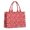 Red Christmas Pattern, variant on Large Capacity Tote Bag,Red Christmas Snowflake Pattern Handbag Fashion Luxury Tote Bag,15.7"x13"x 5.1" Inches,Laptop Compatible