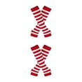 thumbnail image 1 of Transemion Stay In Style With Thick Thighs Long Socks Made With Polyester And Highly Elastic Easy To Wear Red and white 2Set, 1 of 6