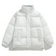 thumbnail image 4 of Puntoco Chaqueta De Algodón Con Cuello Alto, Manga Larga, Bolsillo Con Cremallera Y Cordón Ajustable Para Hombre, 4 of 5
