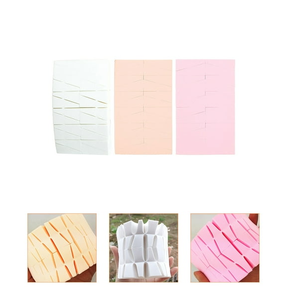 LOLIPPYY Small Makeup Sponges in Assorted Colors for Applying Foundation, Cream, and Highlighter Smoothly