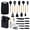 Black 19 PCS Set, variant on Kitchen Utensils Set, 5 Pcs Non-Stick Silicone Kitchen Cooking Utensils with Wooden Handle, Kitchen Spatula Cookware Utensils Set, Heat Resistant Silicone Kitchen Gadgets (Light Green)