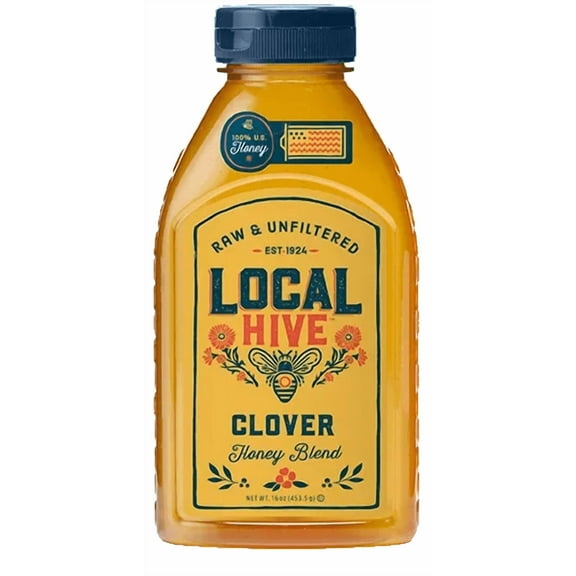 (Pack of 6) Local Hive 100% Honey 24 oz