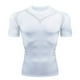 thumbnail image 3 of Camiseta deportiva de manga corta transpirable para hombre, absorbente del sudor, de secado rápido, paquete de fitness, camiseta ajustada con músculos, 3 of 6